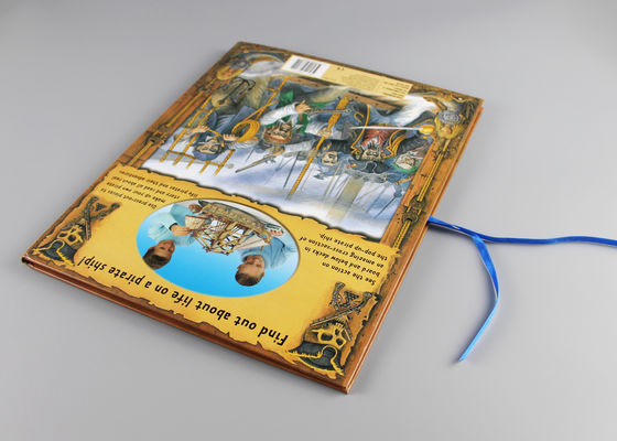 360 Grad Casebound-Kinder knallen oben Bücher mit glattem Vollenden der gebundenen Ausgabe