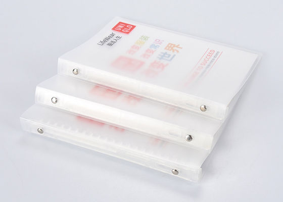 Notizbuch-Offsetpapier-Material des Niet-Plastikfesten einbands und personifiziertes Logo