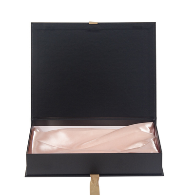 Magnetische faltende Luxus-CMYK Kunstleder-Pappe der Papiergeschenkbox-