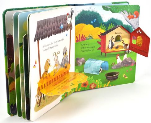 Das Brett der fantastische Farbberufskinder bucht Glanz-Kunstdruckpapier für Kinderausbildung