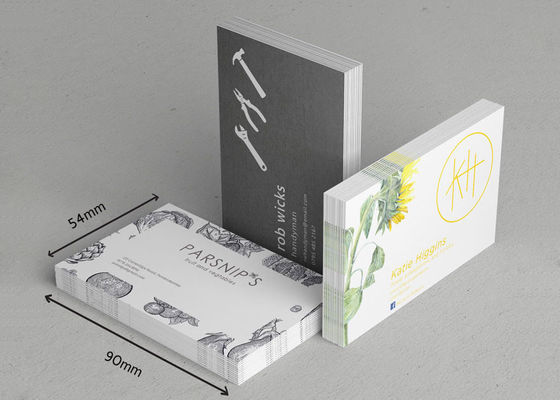 Glanz-Laminierungs-innovative Visitenkarte-doppeltes Seitendrucken mit Folien-Logo