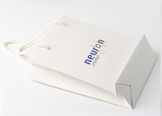 Mattlaminierungs-Oberflächen-Endpapier-Griff-Einkaufstaschen für Schmuck-Verpackung