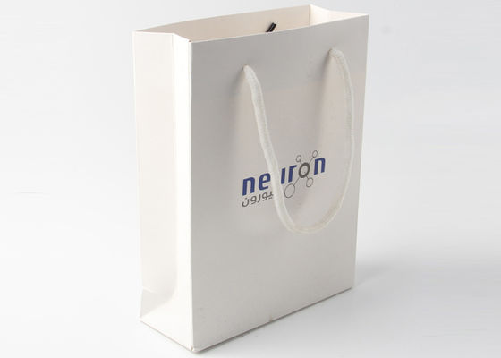 Mattlaminierungs-Oberflächen-Endpapier-Griff-Einkaufstaschen für Schmuck-Verpackung
