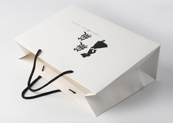 Lech lamellierte Weißbuch-Einkaufstaschen mit Pappunterseiten-Einsatz