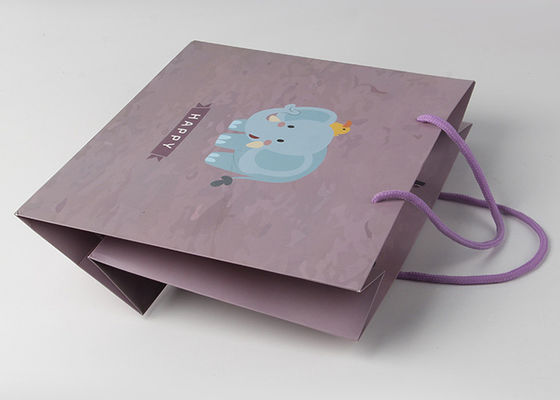 Kundengebundene Weihnachtsgeschenk-Verpackungs-Taschen bereiteten Kunstdruckpapier für den Einkauf auf