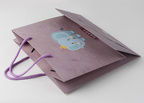 Kundengebundene Weihnachtsgeschenk-Verpackungs-Taschen bereiteten Kunstdruckpapier für den Einkauf auf