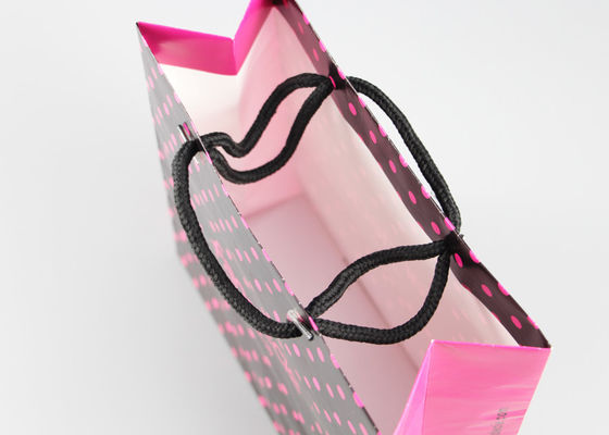 Öl-verschwindende Vollenden-Funkeln-Geschenk-Taschen, kundengebundene hübsche Geschenk-Taschen mit Baumwollband