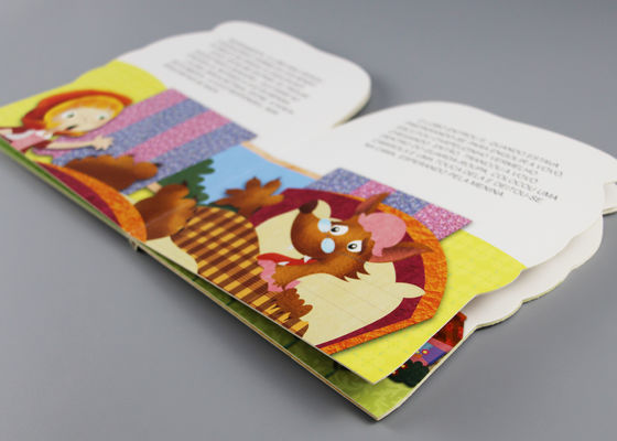 Freundliche gestempelschnittene Pappjugendbücher Eco mit farbenreicher Druckoberfläche