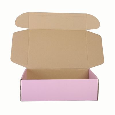 4C glich Pappe CMYK des Geschenk-Verpackenkasten-Rosa-157gsm für Kleidung aus